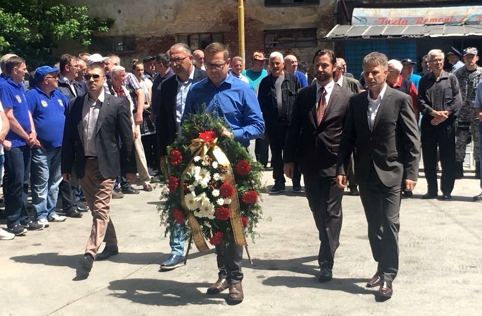 Članovi GO PDA TUZLA izrazili zahvalnost i podršku tuzlanskim antifašistima – borcima 15. maja 1992.